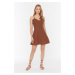 Trendyol Brown Petite Strap Dress