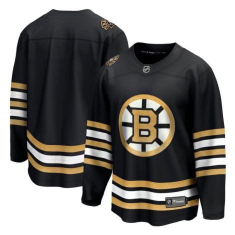Boston Bruins dětský hokejový dres Black 100th Anniversary Replica Jersey Fanatics