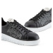 Kožené sneakers boty Emporio Armani černá barva, X4X264 XN732 K001