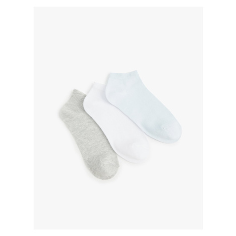 Koton 3-Pack Basic Booties Socks Set