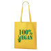 DOBRÝ TRIKO Bavlněná taška s potiskem 100% vegan Barva: Žlutá