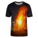 Bittersweet Paris Unisex's Fire Circle T-Shirt Tsh Bsp440