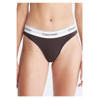 Dámská tanga Calvin Klein QF7050 Hnědá