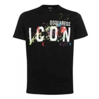 Dsquared T-Shirt Icon Homme noir Černá