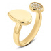 Calvin Klein Elegantní pozlacený prsten s krystaly Fascinate 35000320 52 mm