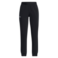 Under Armour SPORT WOVEN JOGGER Dívčí tepláky, černá, velikost