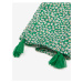 Zelený dámský květovaný šátek ORSAY