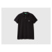 Benetton, Black Slim Fit Polo