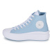 Converse CHUCK TAYLOR ALL STAR MOVE CX PLATFORM HI Modrá