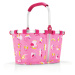 Dětský košík Reisenthel Carrybag XS kids Abc friends pink