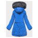 Světle modrá dámská zimní bunda (M-21305)