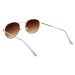 Sunmania Sunmania Hnědé sluneční brýle pilotky "Oval Classic" 727585029