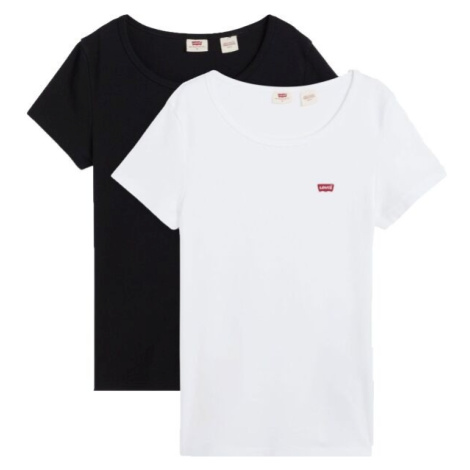 Levi's&reg; 2PACK CREWNECK TEE Dámské tričko, bílá, velikost Levi´s