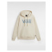 VANS Classic V Boyfriend Fit Pullover Hoodie Women Beige, Size