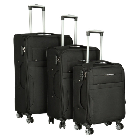 Cestovní textilní kufr černý - Ormi Sumito SADA