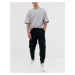 ASOS DESIGN utility joggers with multi pockets & strapping-Black