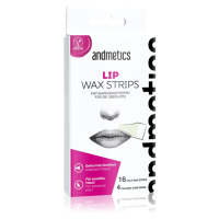 andmetics Wax Strips Lip voskové depilační pásky na horní ret 16 ks