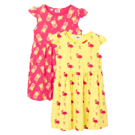 Letní šaty pro dívky (2 ks v balení) Bonprix