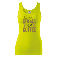 DOBRÝ TRIKO Dámské tílko Grand Mama loves COFFEE