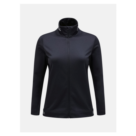 Mikina peak performance w rider tech zip jacket černá