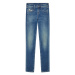 Džíny diesel d-ollies-t sweat jeans modrá