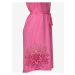 Růžové dámské šaty LOAP ABZOKA