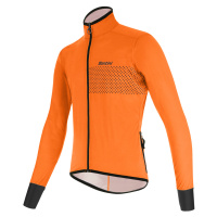 SANTINI Cyklistická voděodolná pláštěnka - GUARD NIMBUS - oranžová