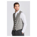 VESTA GANT D2. GLEN CHECK SUIT WAISTCOAT černá