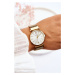 Síťovaný náramek Giorgio&Dario Analogové hodinky Zlato-bílá