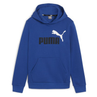 Puma ESS+ 2 COL BIG LOGO HOODIE FL B Modrá