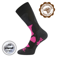 VOXX® ponožky Etrex černo-růžová 1 pár 118228