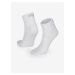 Bílé unisex běžecké ponožky Kilpi MINIMIS