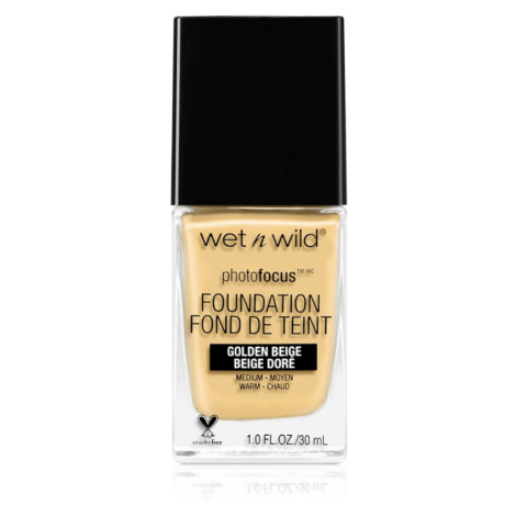 Wet n Wild Photo Focus matující fluidní make-up odstín Golden Beige 30 ml