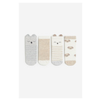 H & M - Ponožky 4 páry - bílá