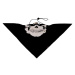 MTHDR Kerchief Skull Šátek na obličej černá/bílá