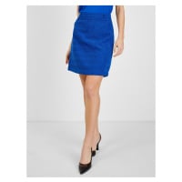 Orsay Modrá dámská kostkovaná sukně - Dámské