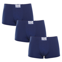 3PACK pánské boxerky Styx klasická guma tmavě modré (3Q0968)