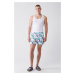 Avva Multicolour Quick Dry Printed Standard Size Comfort Fit Swimsuit Swim Shorts