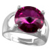 Prsten se Swarovski Elements Rivoli Fuchsia 12 mm