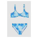 DEFACTO Girl's Patterned Bikini Set