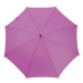 Derby Hit Long Automatik - dámský holový vystřelovací deštník, růžová, plná barva