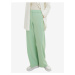Světle zelené dámské široké kalhoty Tom Tailor - Dámské