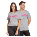Meatfly pánské tričko Joe Pink Neon/Grey | Růžová | 100% bavlna