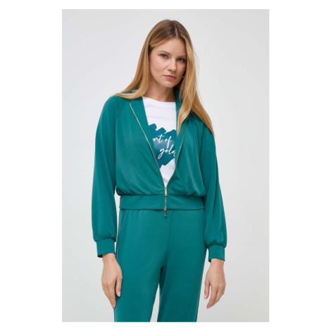 Mikina Marella dámská, zelená barva, hladká