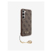 Guess 4G Charm Zadní Kryt pro Samsung Galaxy S23 Brown