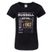 Russell Athletic RUSSELL MIX S/S TEE Dámské tričko, černá, velikost