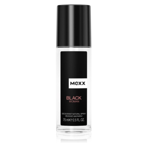 Mexx Black Woman deodorant s rozprašovačem pro ženy 75 ml