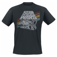 Star Wars Millenium Falcon Tričko černá