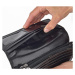 Peněženka dámská kožená COSSET černá 4466 Komodo C