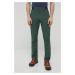 Outdoorové kalhoty Salewa Pedroc 3 pánské, zelená barva